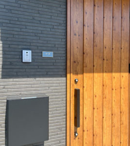 ゴールドステンレス表札フィノ