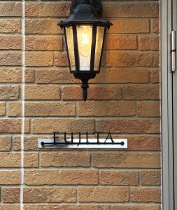 表札 ステンレス 切り文字 アイアン